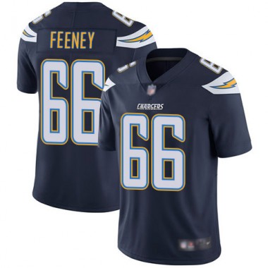 Los Angeles Chargers NFL Football Dan Feeney Navy Blue Jersey Men Limited #66 Home Vapor Untouchable